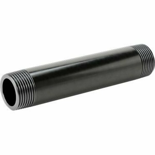 Bsc Preferred Thick-Wall Welded Steel Pipe Nipple Threaded on Both Ends 1 Pipe Size 6 Long 4550K231